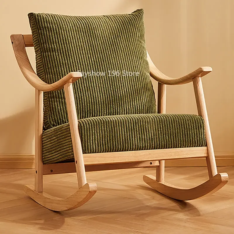 

Mobile Designer Hand Rocking Green Chairs Sun Lounge Ergonomic Creative Chair Relax Sedie Sala Pranzo Home Furniture KTY020 WYH