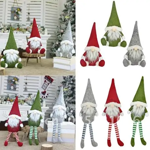 

Christmas Home Decorations Faceless Gnome Doll Tree Ornament Noel Navidad Xmas Gifts New Year 2021 Merry