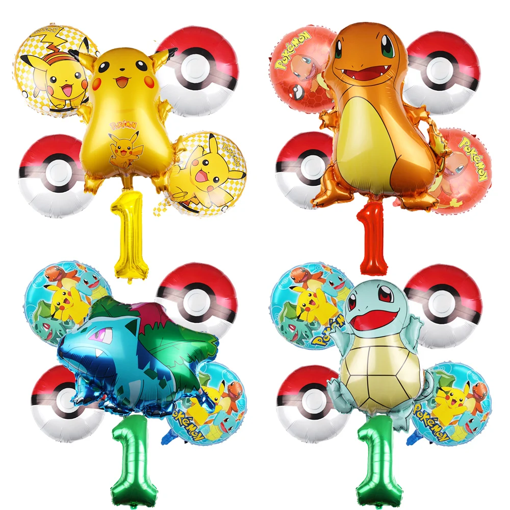 Pokemon Cartoon Decorative Balloons For Party Pikapika Number Foil Globos Children Festivel DiY Party Decoration Supplies Gifts
Pokemon Cartoon Decorative Balloons For Party Pikapika Number Foil Globos Children Festivel DiY Party Decoration Supplies Gifts
