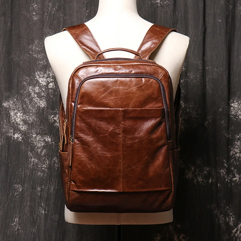 AETOO Fashion Simple Men's Leather Backpack Women's First Layer Leather College Style Backpack Large Capacity Laptop Bag
AETOO Fashion Simple Men's Leather Backpack Women's First Layer Leather College Style Backpack Large Capacity Laptop Bag