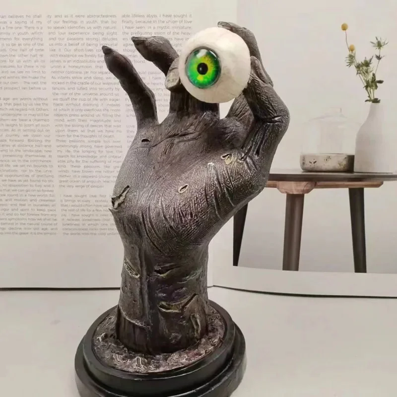 Hands Of Evil Eyed Witches Ornaments Halloween Home Atmosphere Party Creative Personality Terror Resin Crafts Decoration Gifts
Hands Of Evil Eyed Witches Ornaments Halloween Home Atmosphere Party Creative Personality Terror Resin Crafts Decoration Gifts