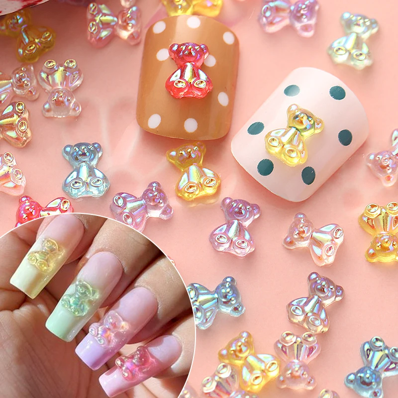 Kawaii Bear Nail Charms 3D Aurora Bear Nail Gems Cute Bear Swan Rhinestones for Nails Art Decoration Jewelry Nail Accessories
Kawaii Bear Nail Charms 3D Aurora Bear Nail Gems Cute Bear Swan Rhinestones for Nails Art Decoration Jewelry Nail Accessories