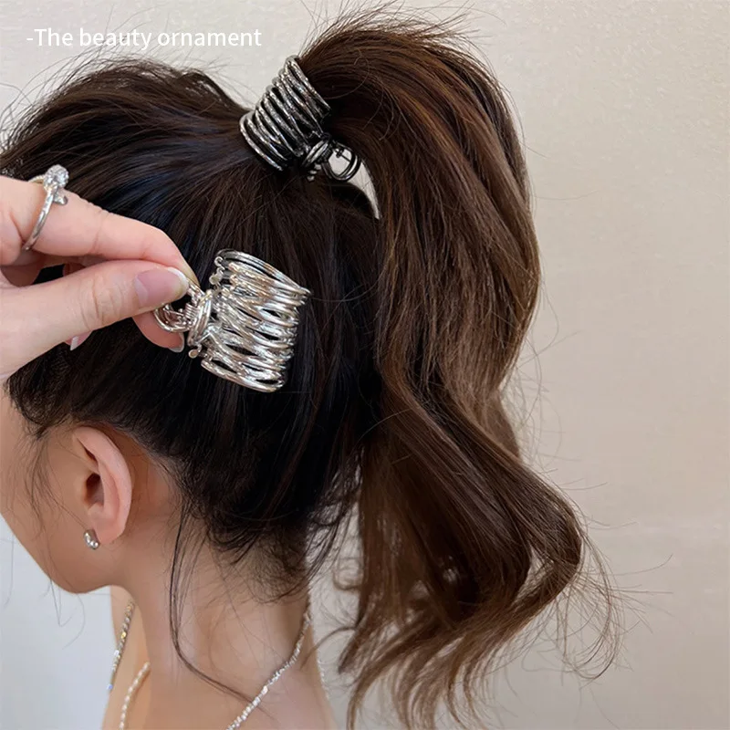 High Ponytail Clip for Women Fashion Metal Hair Claw Girls Clamps Girl Fixed Hairpin Claw Clip Hair accessories Headwear
High Ponytail Clip for Women Fashion Metal Hair Claw Girls Clamps Girl Fixed Hairpin Claw Clip Hair accessories Headwear