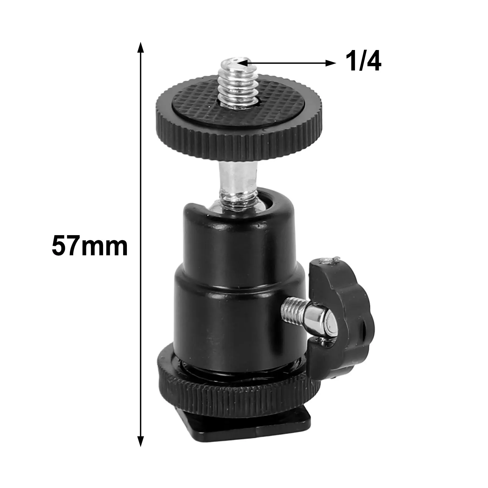 1pc Tripod Bracket Holder Mount Ball Head Adapter Angle Adjustment 1/4 Screw 360Degree Rotation For DSLR Camera Mic Stand Holder
1pc Tripod Bracket Holder Mount Ball Head Adapter Angle Adjustment 1/4 Screw 360Degree Rotation For DSLR Camera Mic Stand Holder