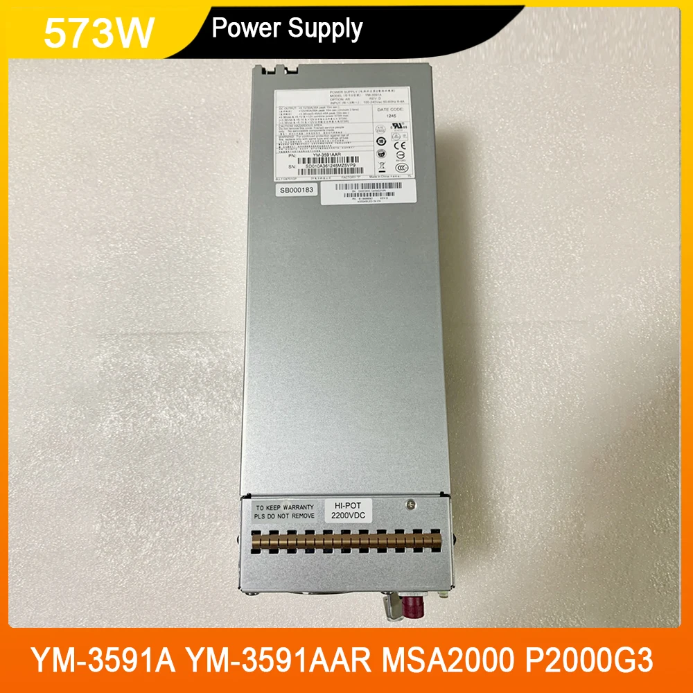 YM-3591A YM-3591AAR MSA2000 P2000G3 573W 592267-001 блок питания для диска, высокое качество, быстрая доставка
YM-3591A YM-3591AAR MSA2000 P2000G3 573W 592267-001 блок питания для диска, высокое качество, быстрая доставка