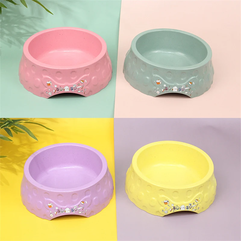 

Non-slip Pet Bowls for Small Medium Large Dogs Bamboo Fiber Pets Feeder Puppy Feeding Food Drinking Water Bowl Durable Dog Basin