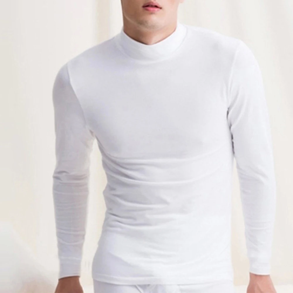 Mens Turtleneck Pullover Long Sleeve Jumper Top Slim T-Shirt Thermal Underwear Shirt Autumn Winter Clothes Men
Mens Turtleneck Pullover Long Sleeve Jumper Top Slim T-Shirt Thermal Underwear Shirt Autumn Winter Clothes Men