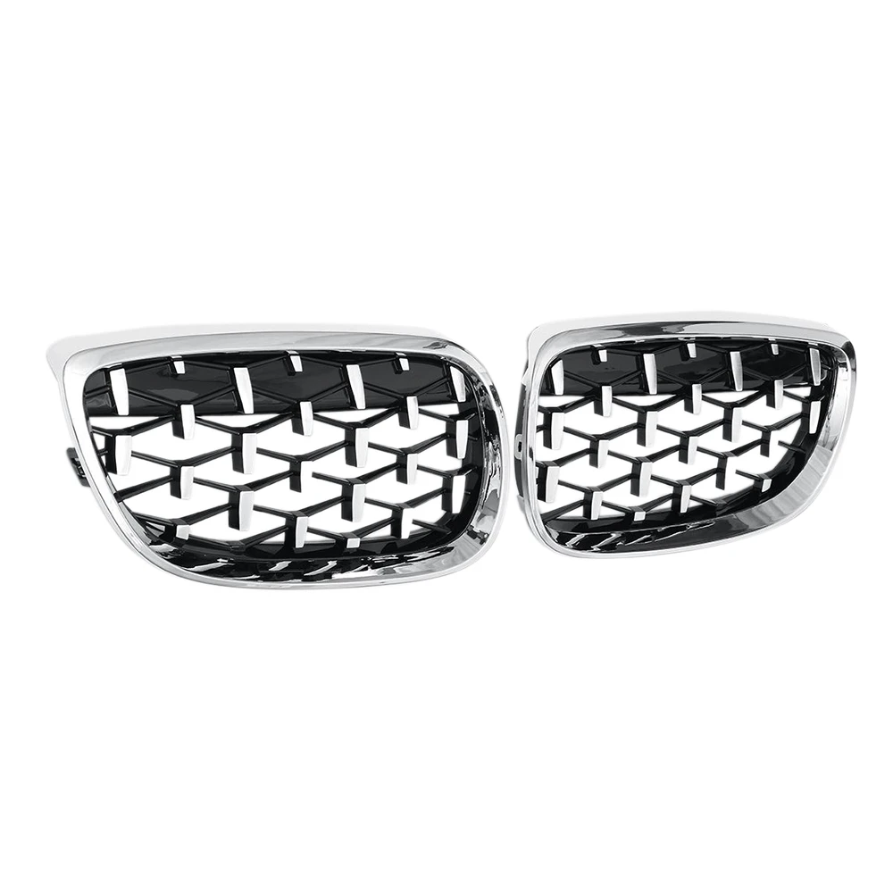 2X Car Front Bumper Hood Kidney Grille Diamond Meteor Racing Grill Chrome for -BMW 3 Series E92 E93 2DR 2006-2010
2X Car Front Bumper Hood Kidney Grille Diamond Meteor Racing Grill Chrome for -BMW 3 Series E92 E93 2DR 2006-2010