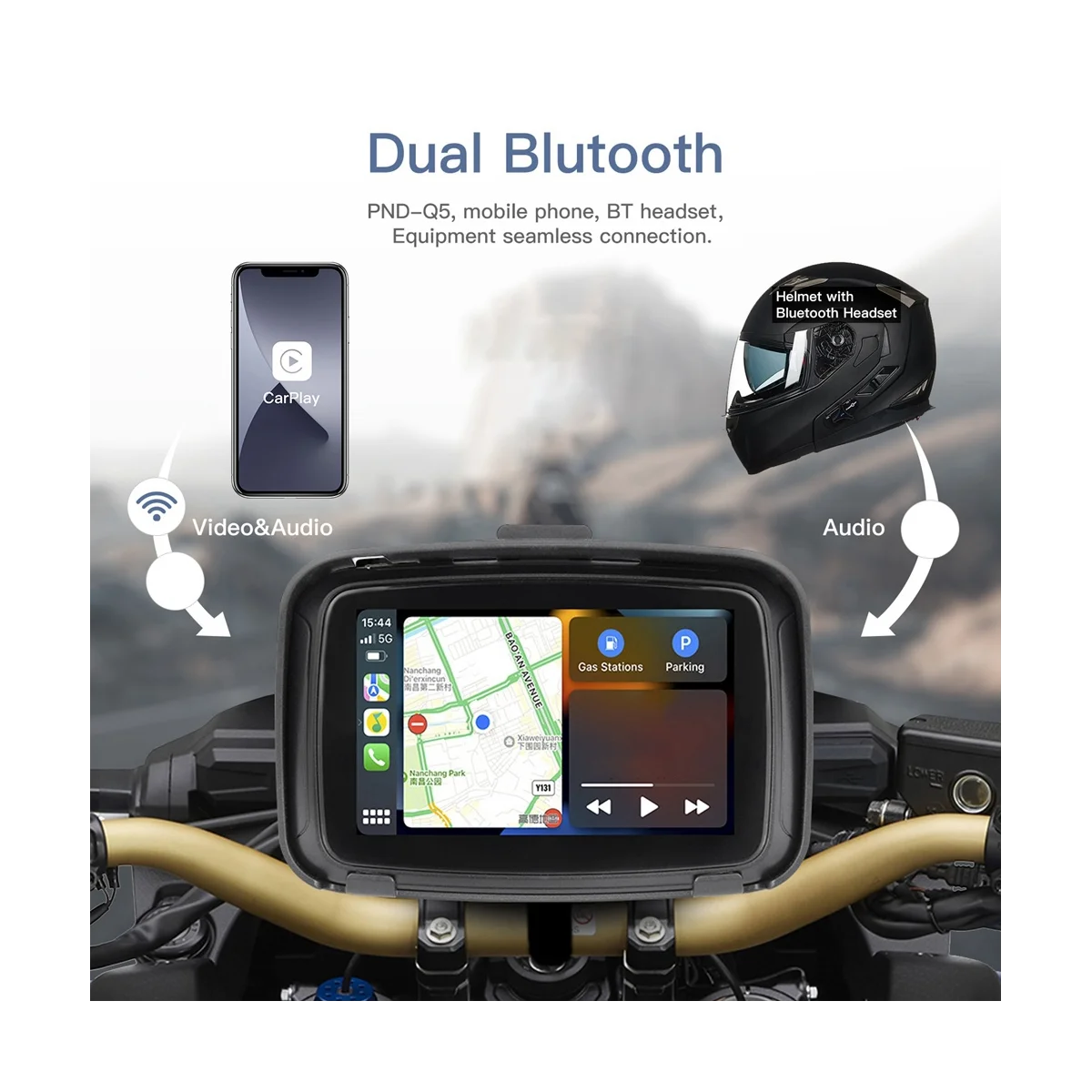 IPX7 Motorcycle Waterproof Displa 5 Inch Motorcycle Wireless Apple Carplay Android Auto Portable Navigation Screen
IPX7 Motorcycle Waterproof Displa 5 Inch Motorcycle Wireless Apple Carplay Android Auto Portable Navigation Screen