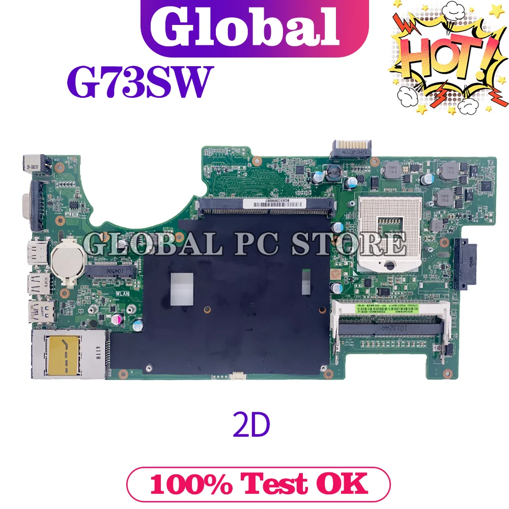 KEFU G73SW motherboard suitable for ASUS G73SW G73S laptop motherboard REV: 2.0 HM65 4 slot DDR3
KEFU G73SW motherboard suitable for ASUS G73SW G73S laptop motherboard REV: 2.0 HM65 4 slot DDR3