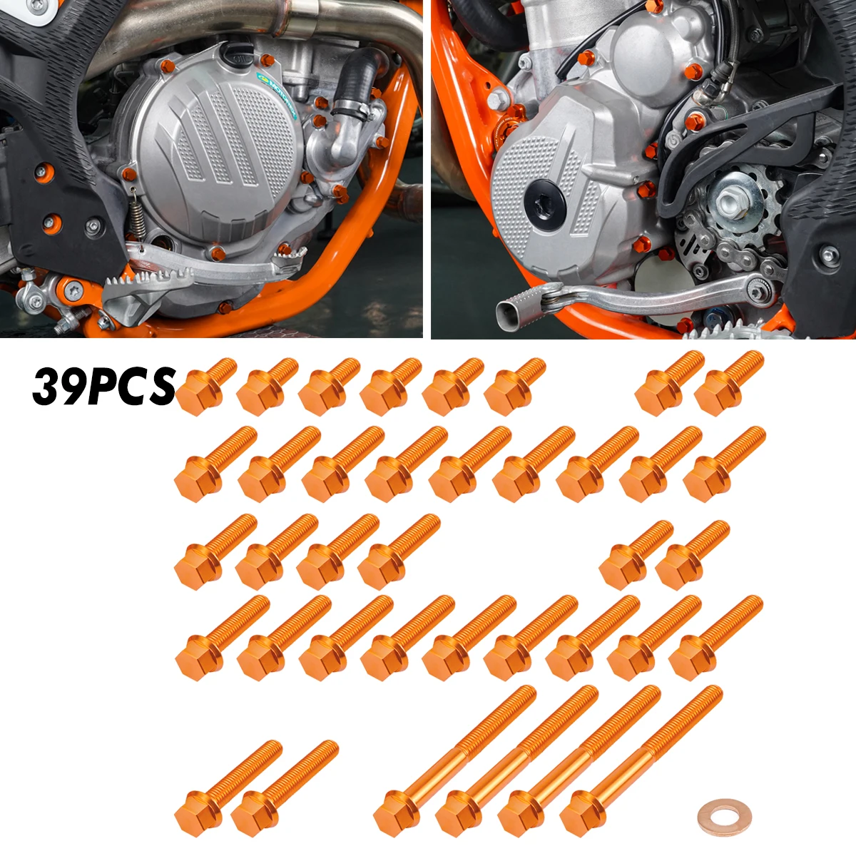 Motorcycle M5 M6 Engine Bolts Screw kit for KTM EXC XCW 250 300 2020 2021 2022 EXC250 EXC300 Compelet Engine Clutch Cover Nuts
Motorcycle M5 M6 Engine Bolts Screw kit for KTM EXC XCW 250 300 2020 2021 2022 EXC250 EXC300 Compelet Engine Clutch Cover Nuts