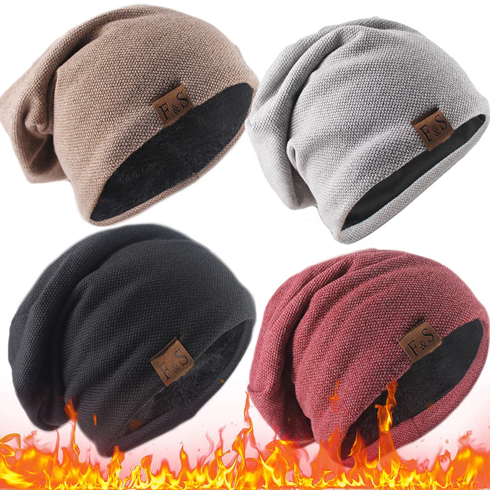 Fashion Winter Warm Knitted Beanies Hip Hop Unisex Add Velet Baggy Skullies Casual Soft Turban Hats Outdoor Foldable Beanies
Fashion Winter Warm Knitted Beanies Hip Hop Unisex Add Velet Baggy Skullies Casual Soft Turban Hats Outdoor Foldable Beanies