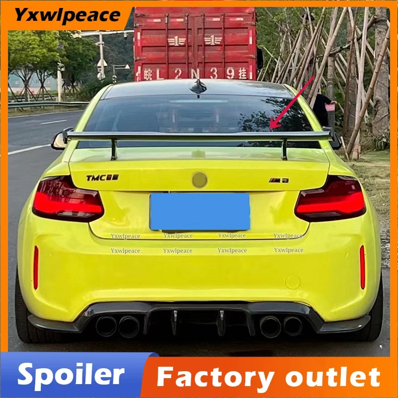 MP Style Real Carbon Fiber/FRP Rear Trunk Spoiler For BMW 2 Series F22 F23 M2 M3 M4 F87 Year 2013-2020
MP Style Real Carbon Fiber/FRP Rear Trunk Spoiler For BMW 2 Series F22 F23 M2 M3 M4 F87 Year 2013-2020