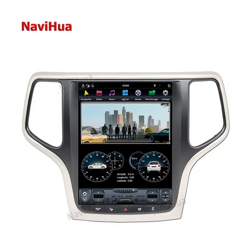 10.4" Vertical Screen Navigation GPS AutoRadio Head unit Android Car Radio Stereo for Tesla style Jeep Grand Cherokee
10.4" Vertical Screen Navigation GPS AutoRadio Head unit Android Car Radio Stereo for Tesla style Jeep Grand Cherokee