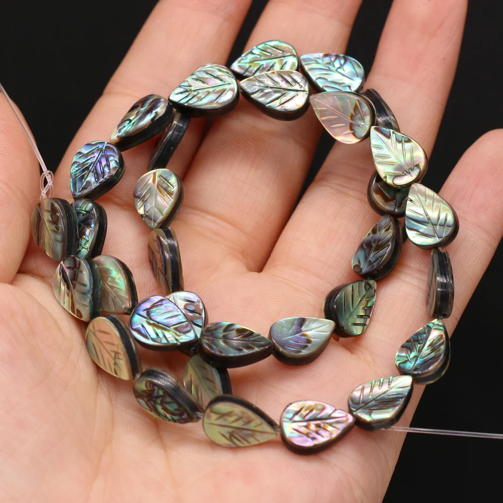 5Pcs Natural Shell Beads Abalone Leaf-Shaped Bead For Jewelry Making DIY Necklace Bracelet Earrings Accessory
5Pcs Natural Shell Beads Abalone Leaf-Shaped Bead For Jewelry Making DIY Necklace Bracelet Earrings Accessory