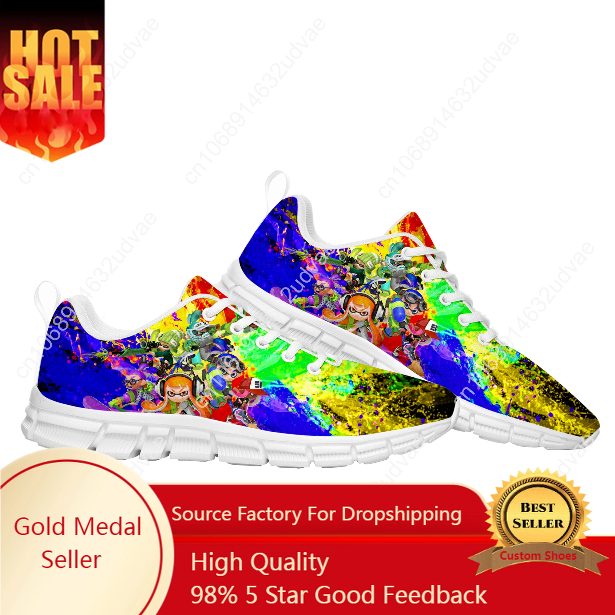 Splatoons Game Sports Shoes Mens Womens Teenager Kids Children High Quality Sneakers Casual Custom Quality Couple Shoes
Splatoons Game Sports Shoes Mens Womens Teenager Kids Children High Quality Sneakers Casual Custom Quality Couple Shoes