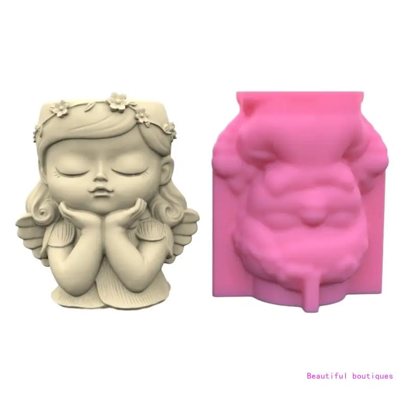 Cute Girl Pen Holder Silicone Mold Table Ornament Succulent Planter Flowerpot Molds Epoxy Resin Mold DIY Plaster Making DropShip 
Cute Girl Pen Holder Silicone Mold Table Ornament Succulent Planter Flowerpot Molds Epoxy Resin Mold DIY Plaster Making DropShip