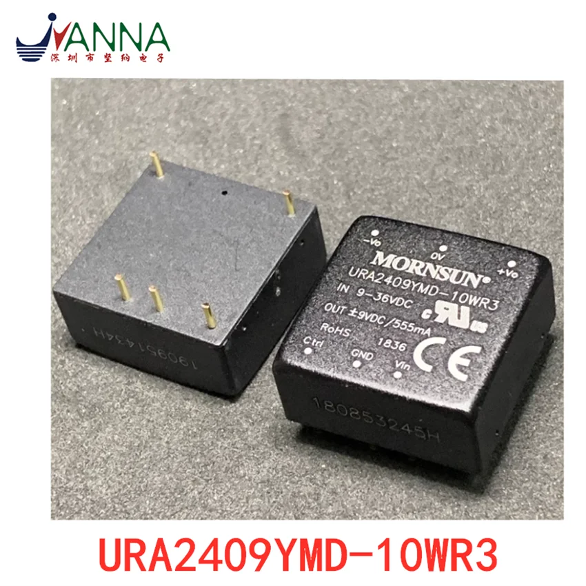 URA2409YMD-10WR3 DC-DC модуль питания 24V положительный/отрицательный 9V 10W новый оригинальный JSY
URA2409YMD-10WR3 DC-DC модуль питания 24V положительный/отрицательный 9V 10W новый оригинальный JSY