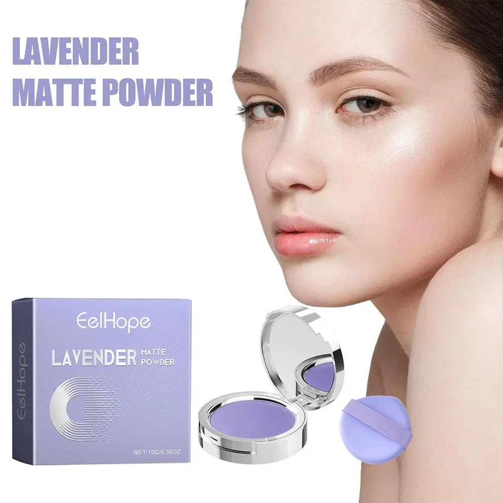 

Oil Control Face Powder 10g Long-Lasting Cosmetic With Mini Powder Puff For Girls women F9B1