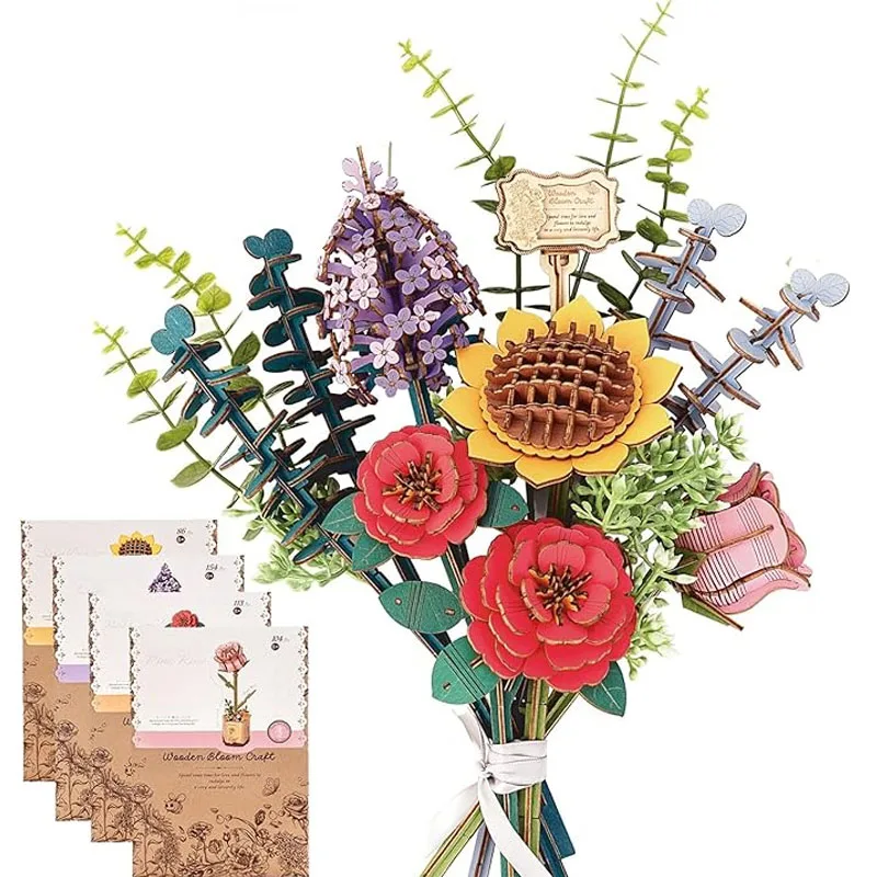 Wooden Building Blocks Flowers Construction Toys Immortal Forever Friends Wood Flowers Puzzles Assembly Bouquet Model Birthday
Wooden Building Blocks Flowers Construction Toys Immortal Forever Friends Wood Flowers Puzzles Assembly Bouquet Model Birthday