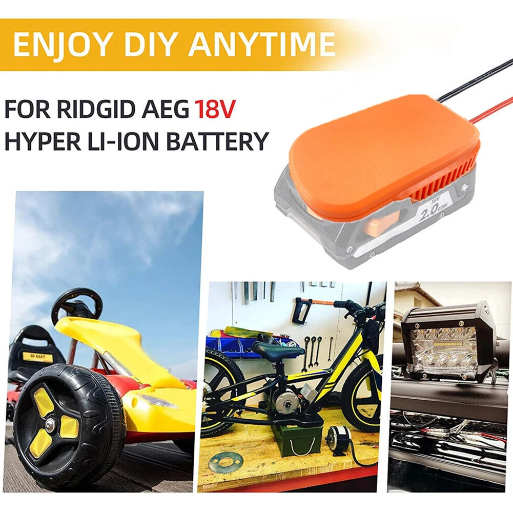 Battery Adapter For Ridgid AEG 18V Lithium-Ion Battery Placement Connector Replacement Power Tool Batteries Wire Installed
Battery Adapter For Ridgid AEG 18V Lithium-Ion Battery Placement Connector Replacement Power Tool Batteries Wire Installed