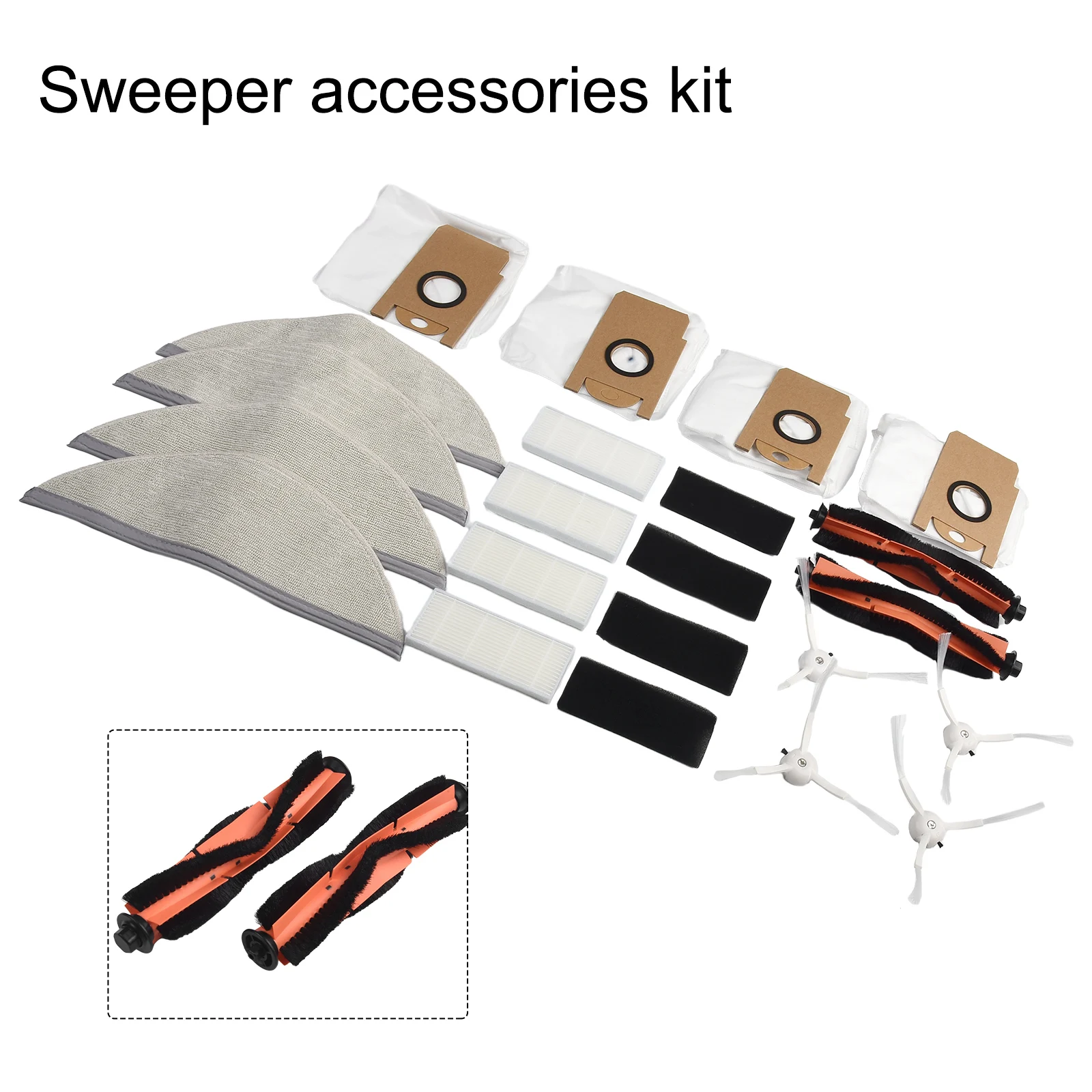 Main Brush For Lydsto R1 / R1A / R1 Pro / S1 Robot Vacuum Cleaner Parts Main Side Brush FilterS Mop Rag Cloth Dust Bags Filters
Main Brush For Lydsto R1 / R1A / R1 Pro / S1 Robot Vacuum Cleaner Parts Main Side Brush FilterS Mop Rag Cloth Dust Bags Filters
