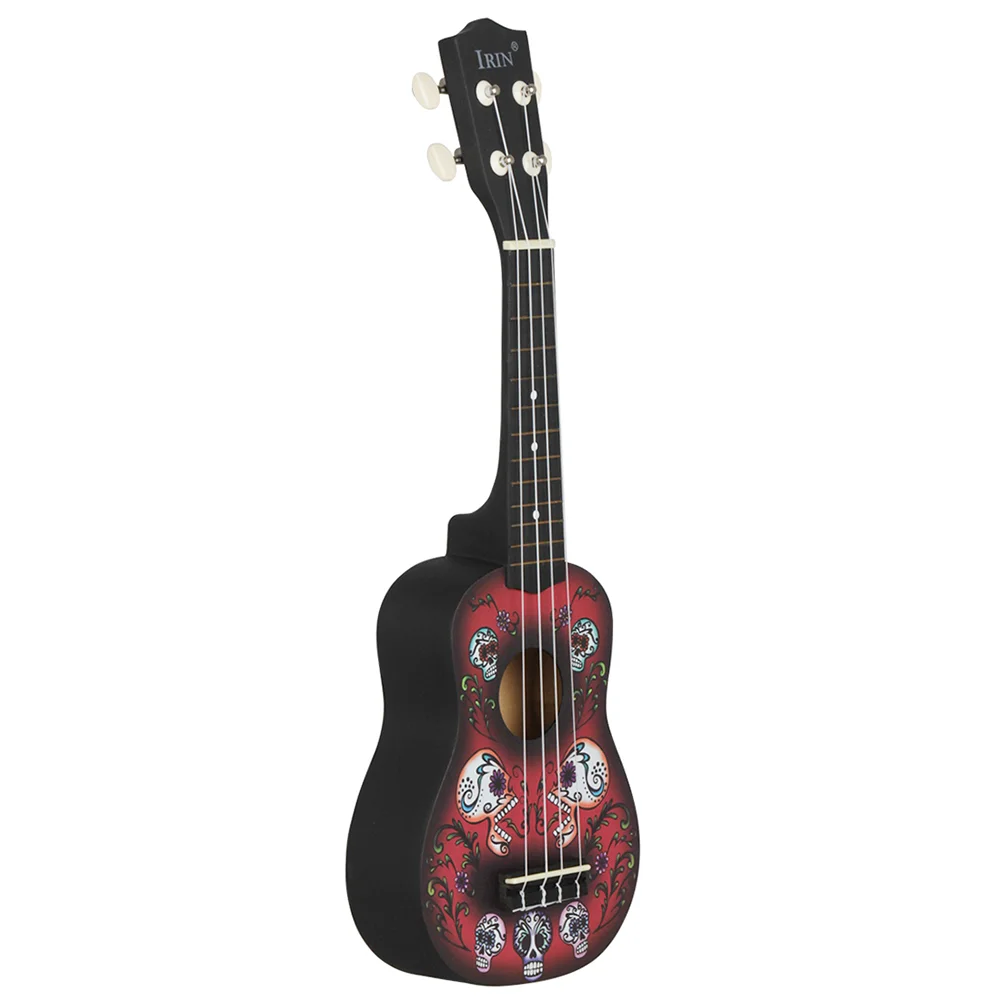 

Inches Skull Pattern Ukulele Hawaii Guitar Acoustic Instrument Practice Ukulele Instrument for Beginner Musical Gifts