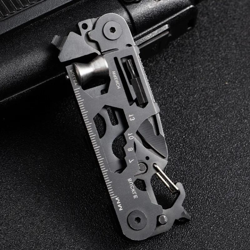 Outdoor Multifunctional Folding Tool Combination Card Mini Portable Knife Bottle Opener Carry-on Key Camping Gear Equipment
Outdoor Multifunctional Folding Tool Combination Card Mini Portable Knife Bottle Opener Carry-on Key Camping Gear Equipment