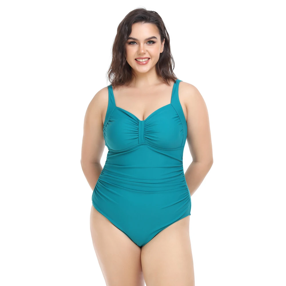 2023 New Women Plus Size Swimsuit One Piece Swimwear Female Big Larges Curve Solid Swimming Suits Bathing Beach Wear Beachwear
2023 New Women Plus Size Swimsuit One Piece Swimwear Female Big Larges Curve Solid Swimming Suits Bathing Beach Wear Beachwear