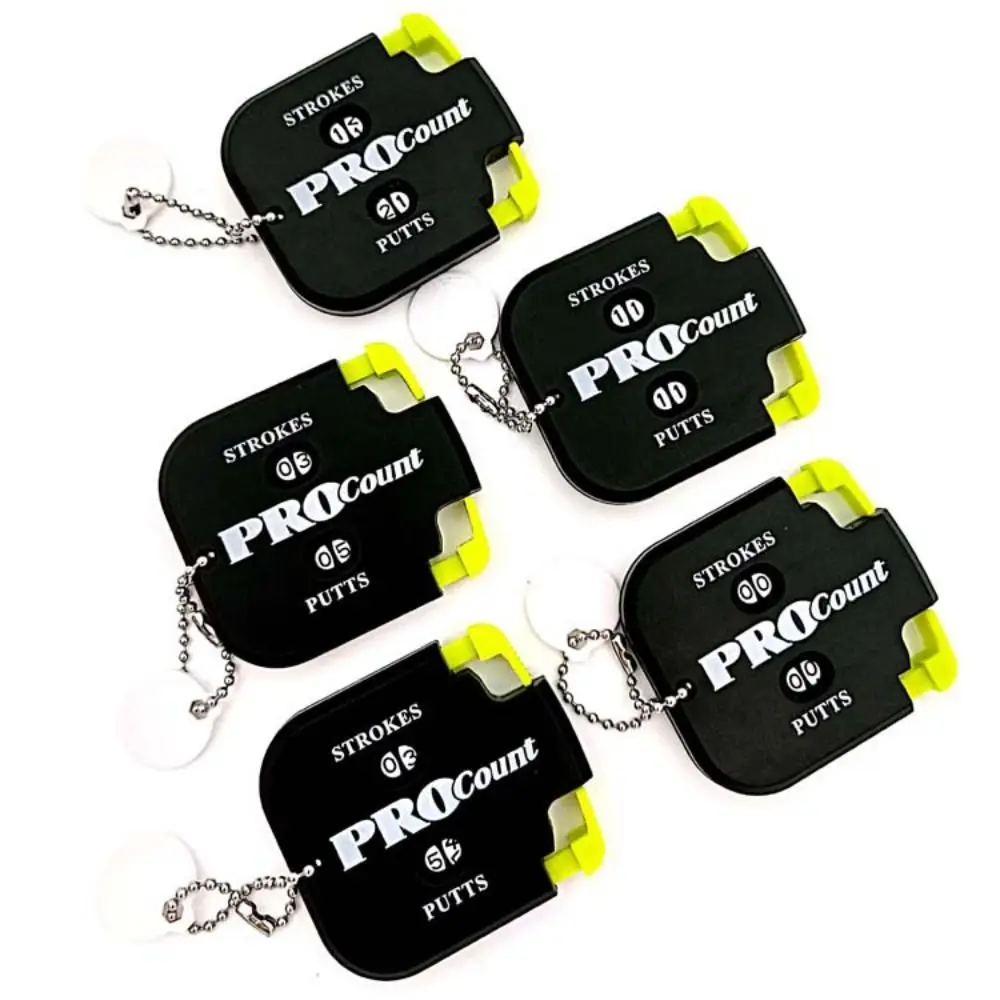 

With Keyring Golf Training Aids Stroke Putt Score Counter Golf Shot Count Two Digits Scoring Keeper Golf Count With Keychain