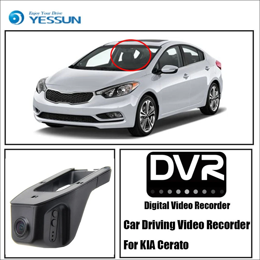 YESSUN for KIA Cerato Car Front Dash Camera CAM - For iPhone Android APP Control Function / DVR Driving Video Recorder
YESSUN for KIA Cerato Car Front Dash Camera CAM - For iPhone Android APP Control Function / DVR Driving Video Recorder