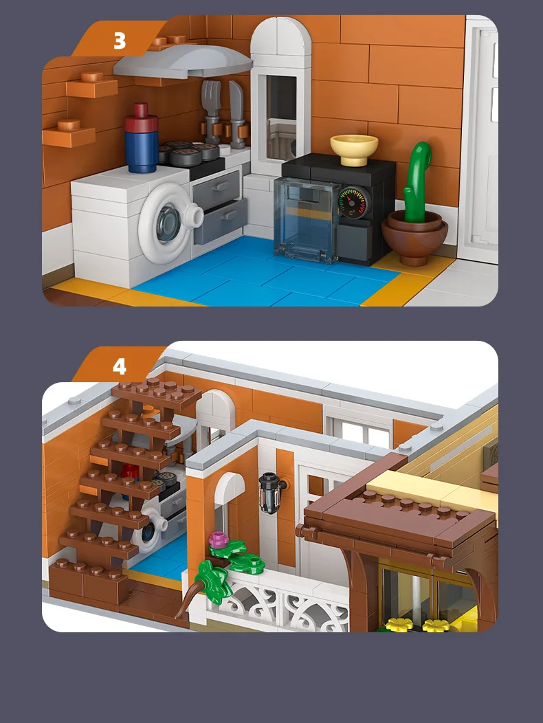 In stock Creative City Light Rail Station Building Blocks MOC street view Subway Station Train Creative Model Set Bricks Toys In stock Creative City Light Rail Station Building Blocks MOC street view Subway Station Train Creative Model Set Bricks Toys