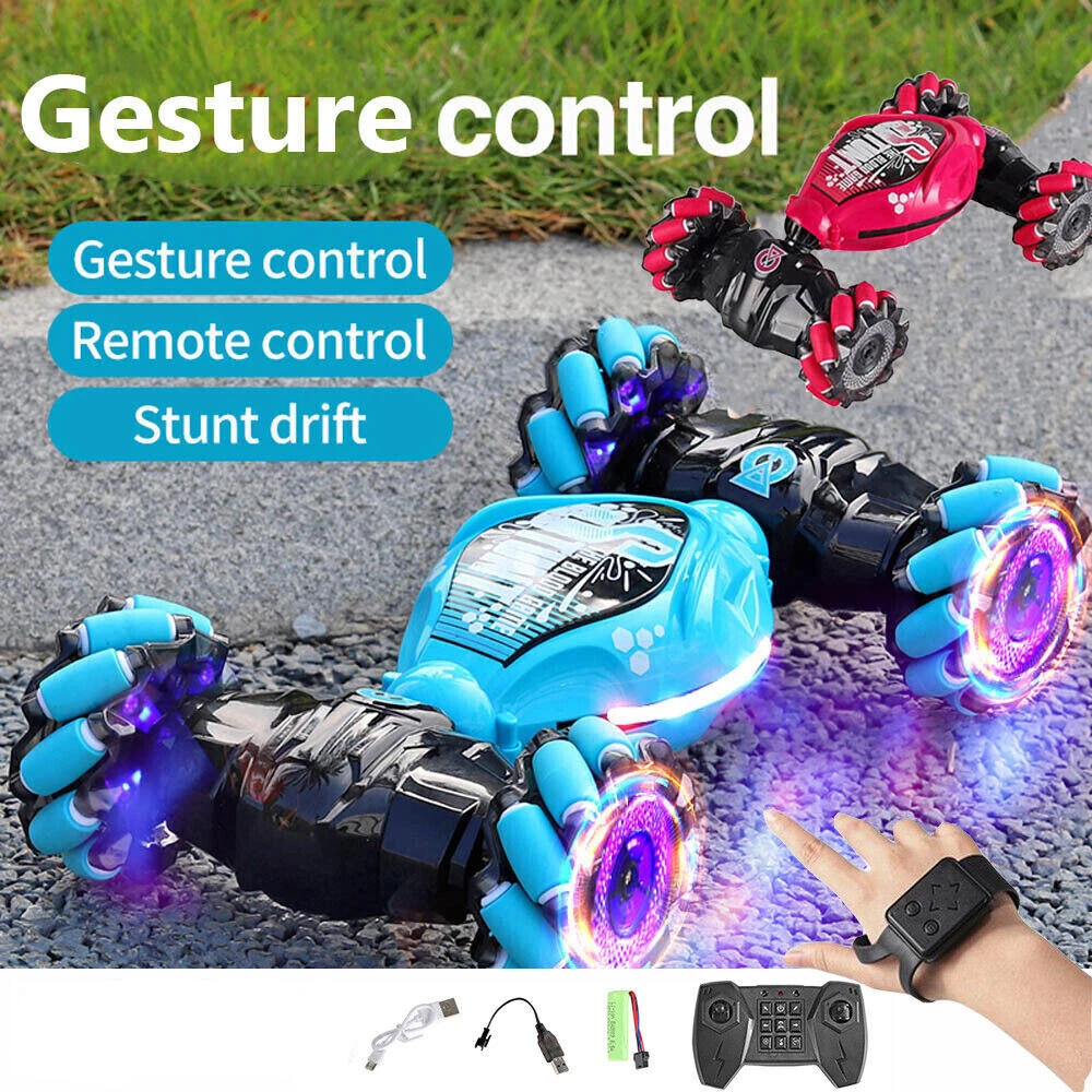 4WD Stunt Car RC Hand Gesture Sensing Off Roader Remote Control Off-Road Children Gift Rechargeable Deformed Car Toys Drifting
4WD Stunt Car RC Hand Gesture Sensing Off Roader Remote Control Off-Road Children Gift Rechargeable Deformed Car Toys Drifting