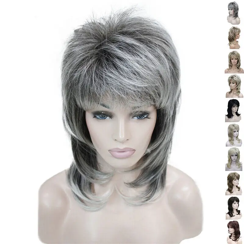 

Lady Long Wig Shaggy Layered Blonde Full Syntheti Women's Cosplay Party Wigs