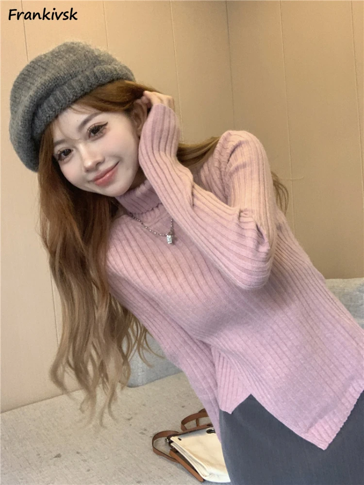 Turtleneck Sweaters Women Autumn Winter Criss-cross Warm Long Sleeve Streetwear Harajuku Korean Style Ladies Knitwear College
Turtleneck Sweaters Women Autumn Winter Criss-cross Warm Long Sleeve Streetwear Harajuku Korean Style Ladies Knitwear College