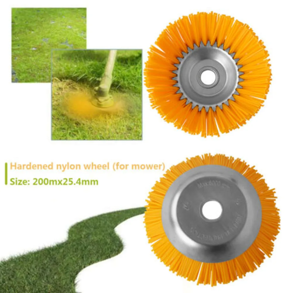 8 Inch Grass Trimmer Head Trimmer Brush Grass Brush Cutter Solid Nylon Wire Wheel Garden Lawn Mover Accessories
8 Inch Grass Trimmer Head Trimmer Brush Grass Brush Cutter Solid Nylon Wire Wheel Garden Lawn Mover Accessories