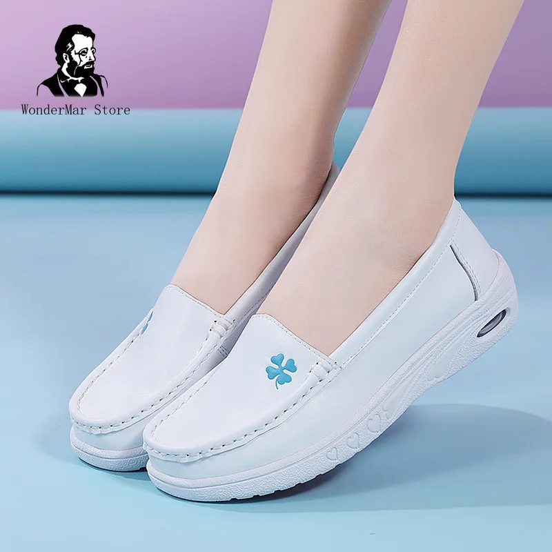 New summer nurse shoes women flat heel soft sole non-slip medical work shoes fashion wear-resistant breathable small white shoes
New summer nurse shoes women flat heel soft sole non-slip medical work shoes fashion wear-resistant breathable small white shoes