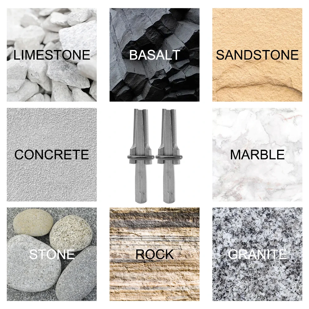 10Pcs 5/8 Inch Stone Splitting Tool Stone Splitter Hand Tool Sets Metal Plug Wedges & Feather Shims Concrete Rock Splitter Tools
10Pcs 5/8 Inch Stone Splitting Tool Stone Splitter Hand Tool Sets Metal Plug Wedges & Feather Shims Concrete Rock Splitter Tools