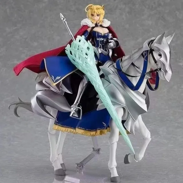 

Altria Pendragon Saber Anime Figures Girl Armored Knight Warhorse Model Action Figure PVC Children Toys Desktop Decoration