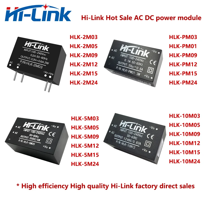 Hi-Link Free Shipping 10pcs/lot Hot Sale 3W 5V 0.6A AC DC Power Supply HLK-PM01 Isolated Module Smart Home High Efficiency
Hi-Link Free Shipping 10pcs/lot Hot Sale 3W 5V 0.6A AC DC Power Supply HLK-PM01 Isolated Module Smart Home High Efficiency