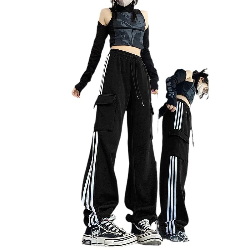 Women's High Waist Thick Fleece Workout Sweatpants, Loose JoggersAmerican Cargo Pant, Warm Winter Pants, Black and Grey
Women's High Waist Thick Fleece Workout Sweatpants, Loose JoggersAmerican Cargo Pant, Warm Winter Pants, Black and Grey