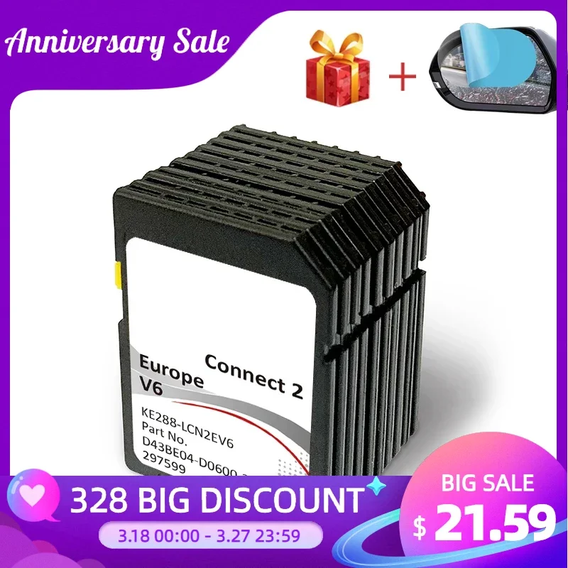 SD Card Maps For Nissan Connect 2 V6 2021-22 Europe August 2021 + Radar Tribute Sat Nav Update
SD Card Maps For Nissan Connect 2 V6 2021-22 Europe August 2021 + Radar Tribute Sat Nav Update