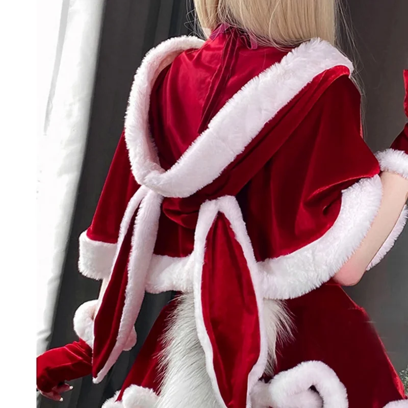 2024 Women Christmas Xmas Lady Santa Claus Cosplay Costume Winter Bunny Girl Cape Cloak Outfits
2024 Women Christmas Xmas Lady Santa Claus Cosplay Costume Winter Bunny Girl Cape Cloak Outfits
