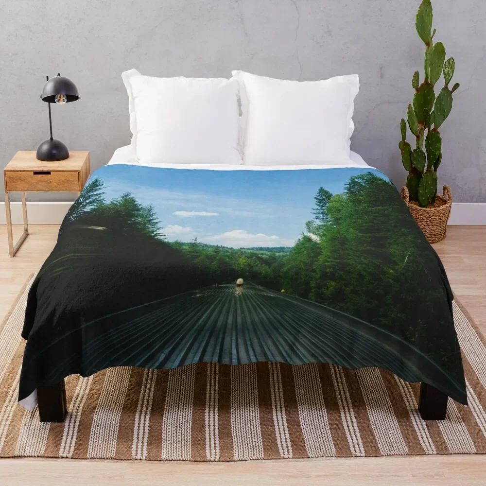 

VIA Rail Throw Blanket For Sofa Moving Blanket anime