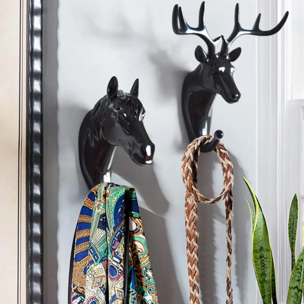 Wall-mounted Puch-free Anti-slip Wall Hook Different Animal Head Hook Clothes Hat Towel Key Hanger Wall Decor Dropshipping
Wall-mounted Puch-free Anti-slip Wall Hook Different Animal Head Hook Clothes Hat Towel Key Hanger Wall Decor Dropshipping
