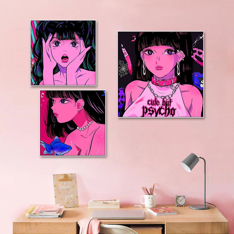Cartoon Anime Canvas Poster Printing Girl Anime Wall Art Pictures for Living Room and Bedroom Home Decoration Cuadros
Cartoon Anime Canvas Poster Printing Girl Anime Wall Art Pictures for Living Room and Bedroom Home Decoration Cuadros