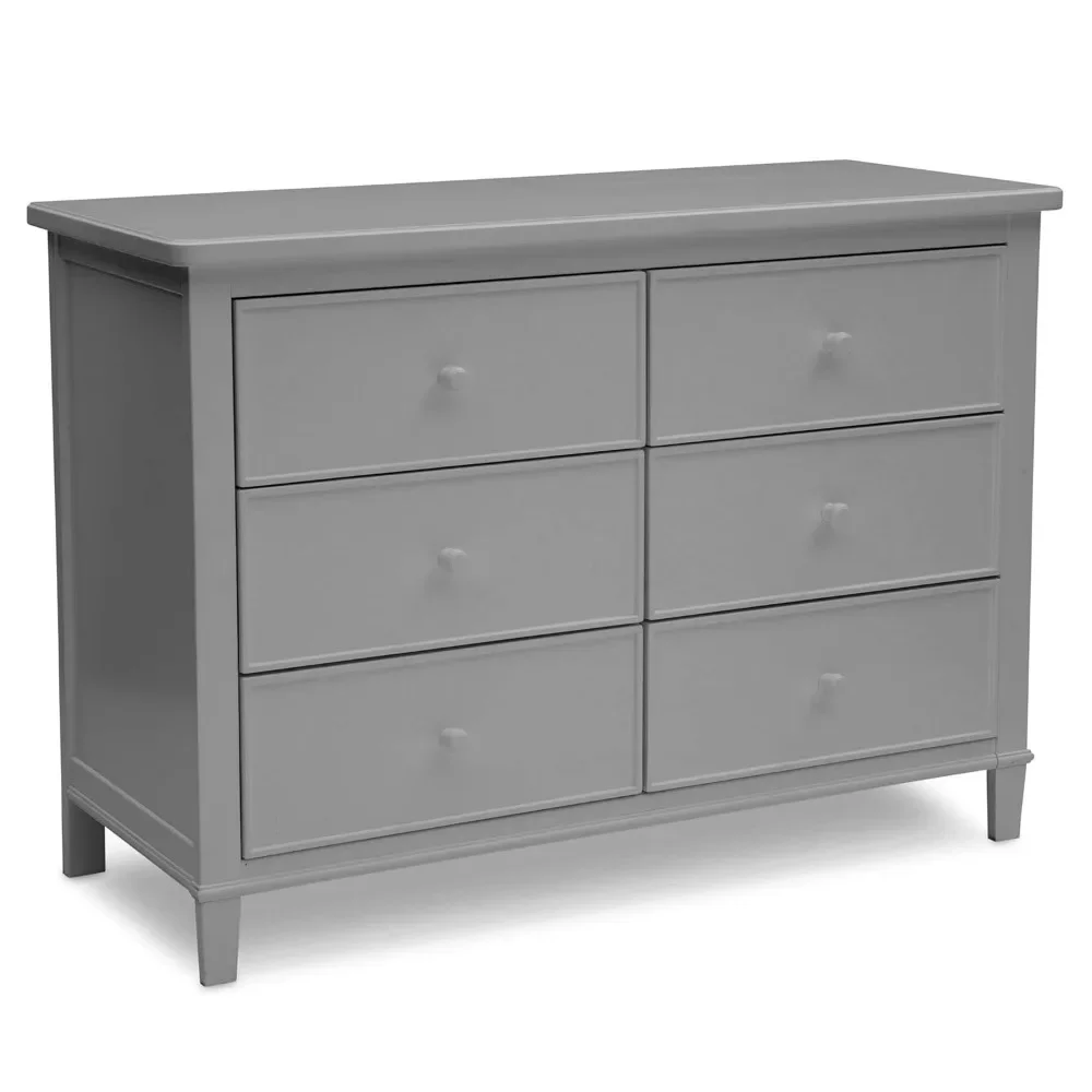 

Chest of Drawers 6 Drawer Dresser With Interlocking Drawers Living Room Cabinet Free Shipping Shelf Storage Locker Cabinets Home