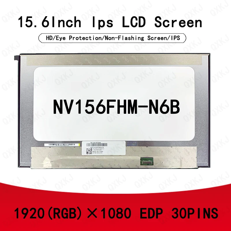 

30pin NV156FHM-N6B 15,6 дюйма 1920*1080, оптовая продажа, ЖК-панель, экран для замены монитора ноутбука