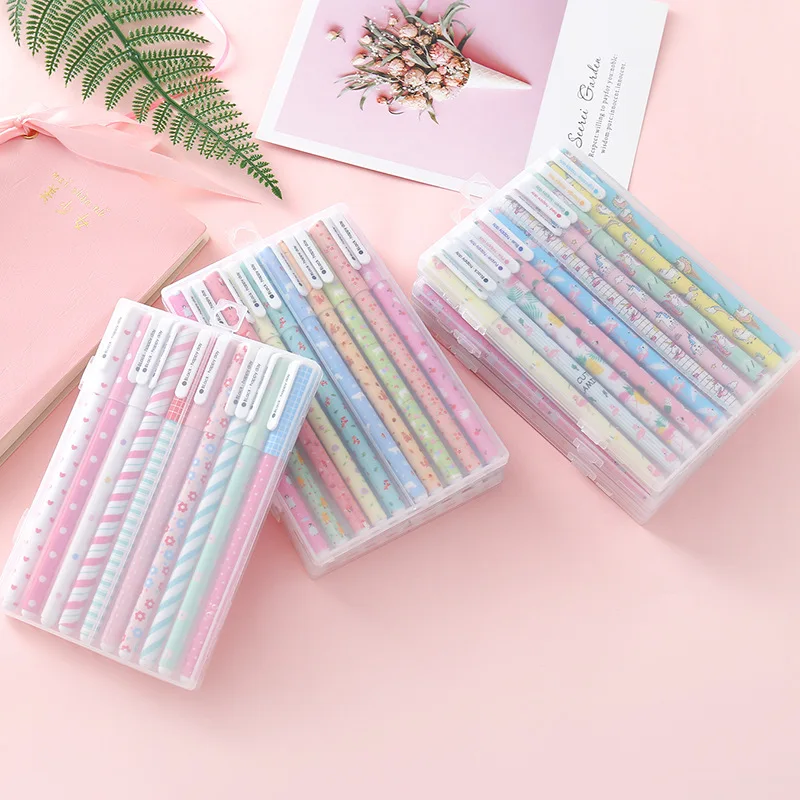 10pcs/Set Kawaii Colored Gel Pen 0.38mm Ballpoint Pen For Home Office School Gifts For Friends And Students
10pcs/Set Kawaii Colored Gel Pen 0.38mm Ballpoint Pen For Home Office School Gifts For Friends And Students