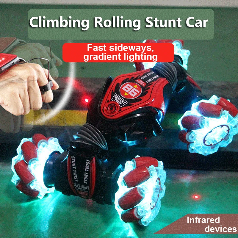 Gesture Induction Deformation Remote Control Car Stunt Twist Hand-Controlled Off-road Climbing Four-wheel Drive Toy Car For Kids
Gesture Induction Deformation Remote Control Car Stunt Twist Hand-Controlled Off-road Climbing Four-wheel Drive Toy Car For Kids